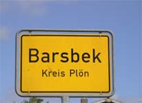Barsbek Village Sign